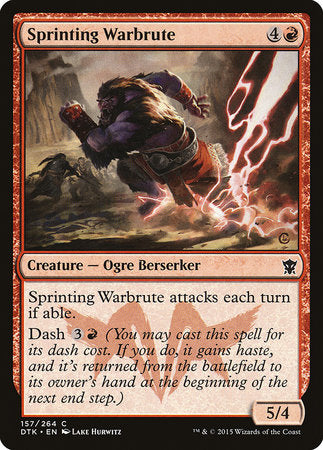 Sprinting Warbrute [Dragons of Tarkir] | Good Games Cannington