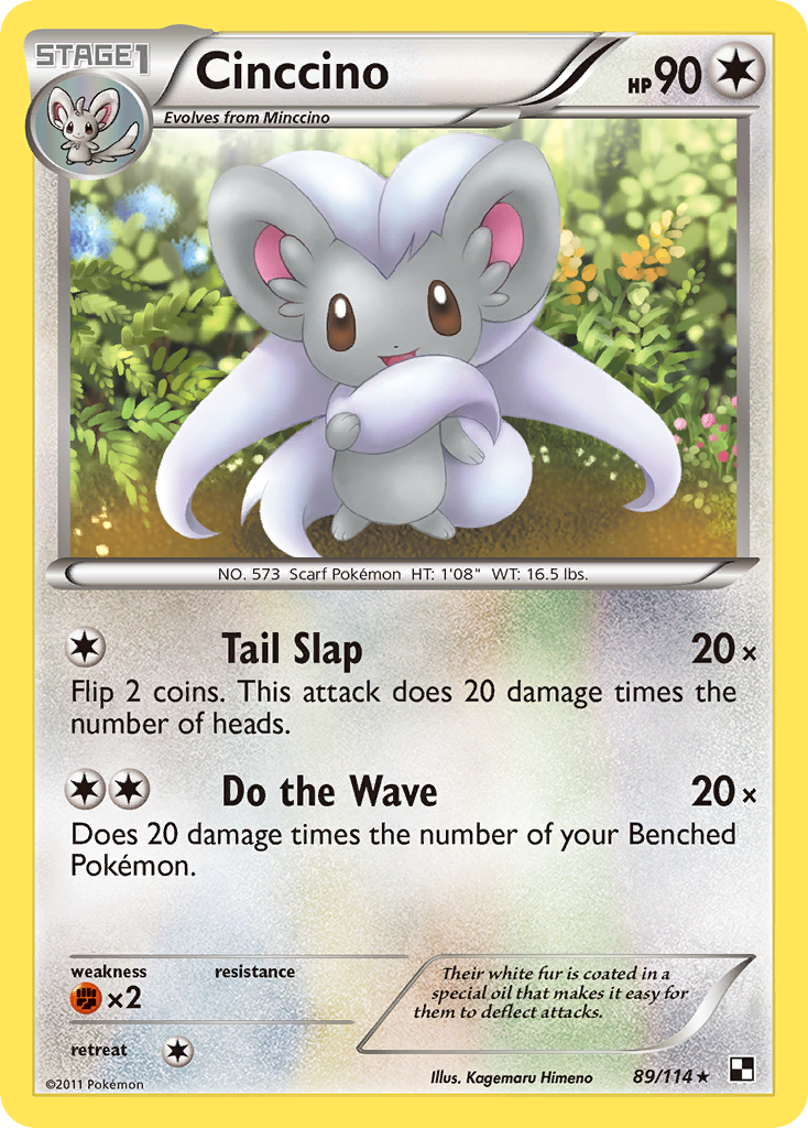 Cinccino (89/114) [Black & White: Base Set] | Good Games Cannington
