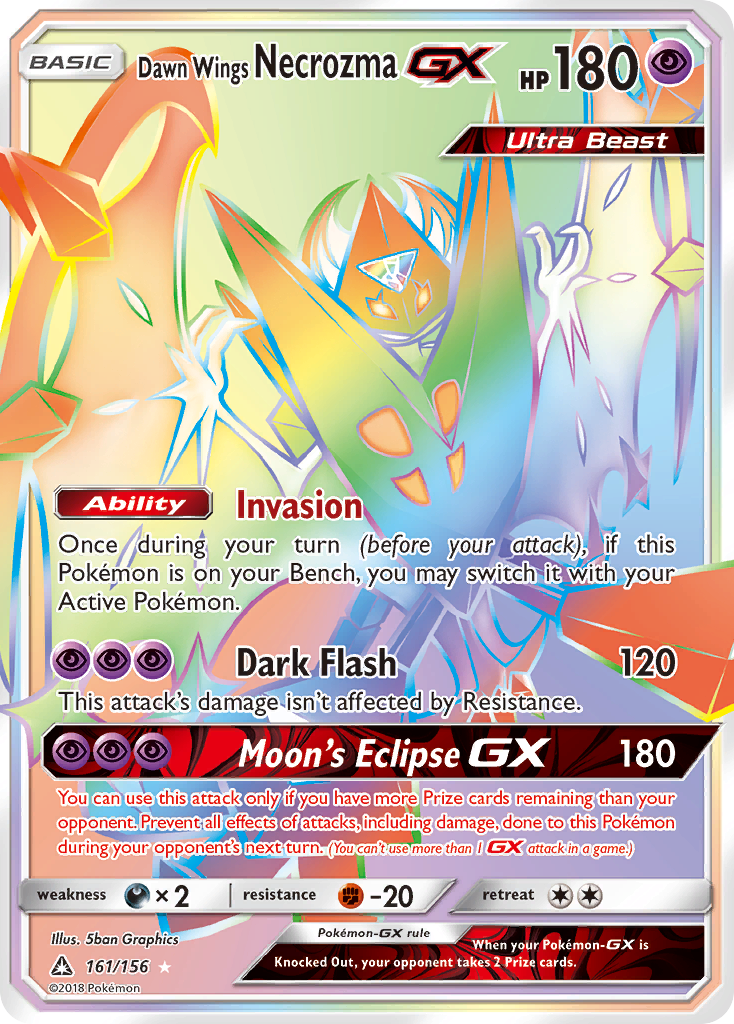 Dawn Wings Necrozma GX (161/156) [Sun & Moon: Ultra Prism] | Good Games Cannington