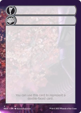 Helper Card (3/9) [Kamigawa: Neon Dynasty Tokens] | Good Games Cannington