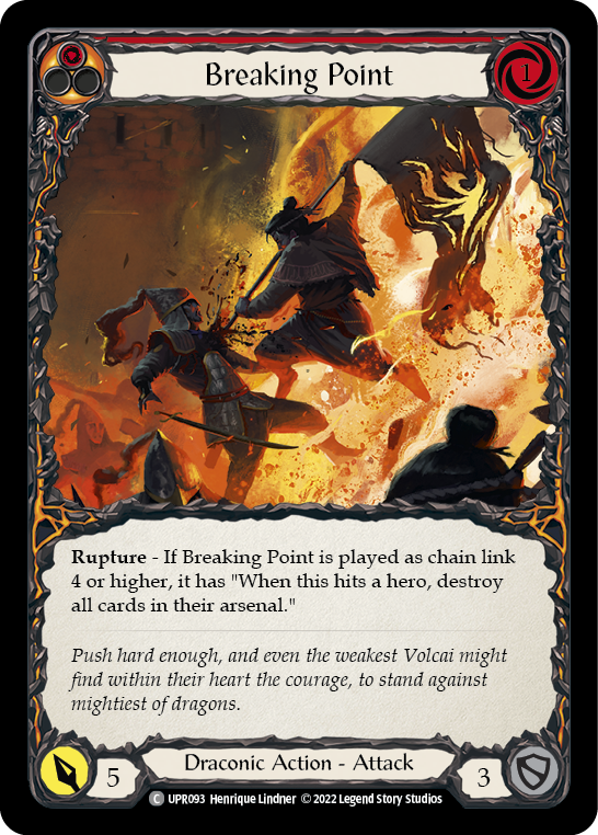 Breaking Point [UPR093] (Uprising)  Rainbow Foil | Good Games Cannington