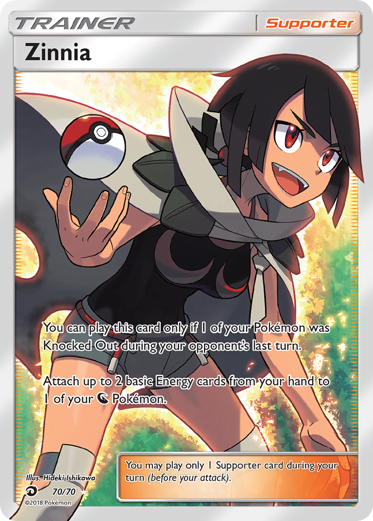 Zinnia (70/70) [Sun & Moon: Dragon Majesty] | Good Games Cannington