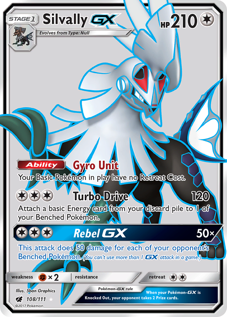 Silvally GX (108/111) [Sun & Moon: Crimson Invasion] | Good Games Cannington