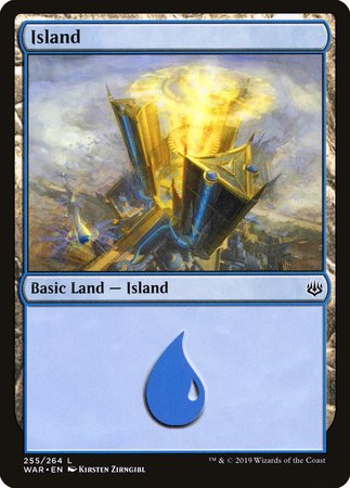 Island (255) [War of the Spark] | Good Games Cannington
