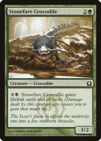 Stonefare Crocodile [Return to Ravnica] | Good Games Cannington