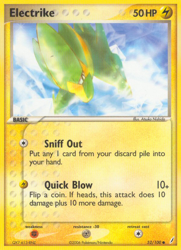 Electrike (52/100) [EX: Crystal Guardians] | Good Games Cannington