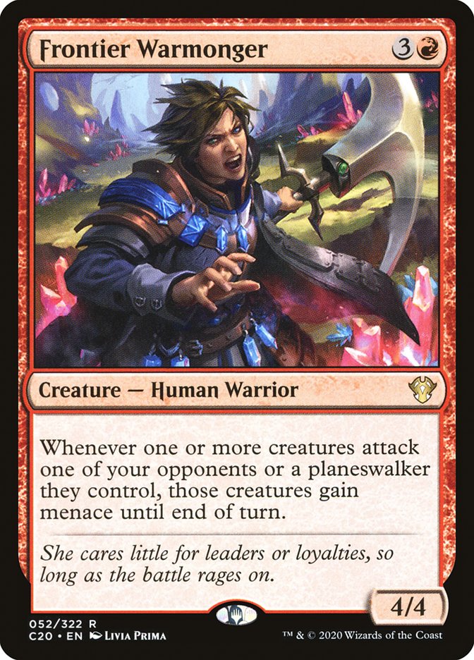 Frontier Warmonger [Commander 2020] | Good Games Cannington