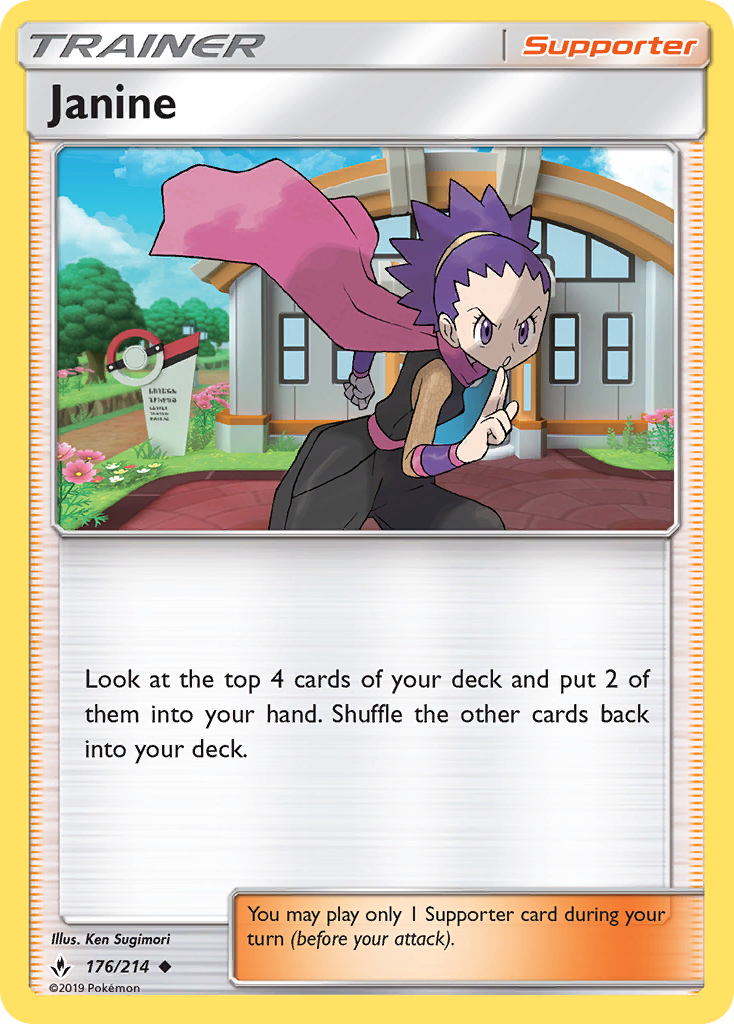 Janine (176/214) [Sun & Moon: Unbroken Bonds] | Good Games Cannington