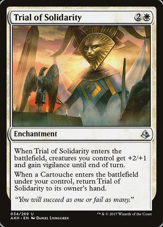 Trial of Solidarity [Amonkhet] | Good Games Cannington