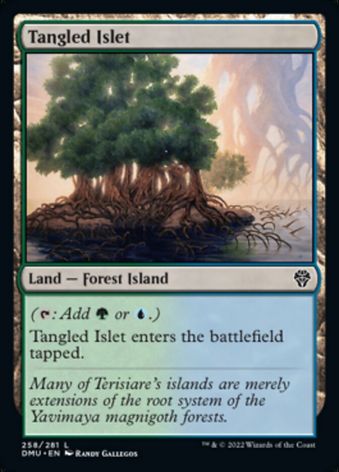 Tangled Islet [Dominaria United] | Good Games Cannington