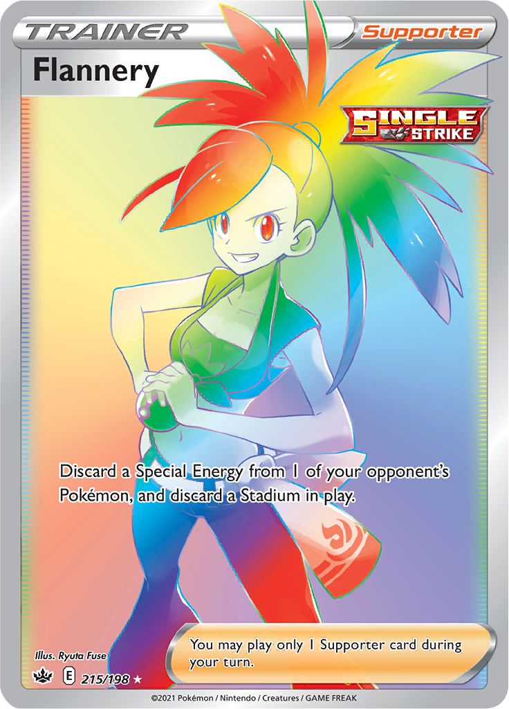 Flannery (215/198) [Sword & Shield: Chilling Reign] | Good Games Cannington