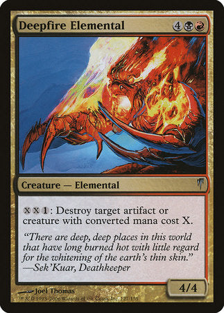 Deepfire Elemental [Coldsnap] | Good Games Cannington