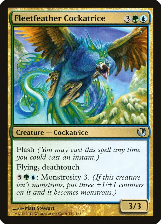 Fleetfeather Cockatrice [Journey into Nyx] | Good Games Cannington