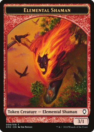 Elemental Shaman Token [Commander Anthology Volume II Tokens] | Good Games Cannington