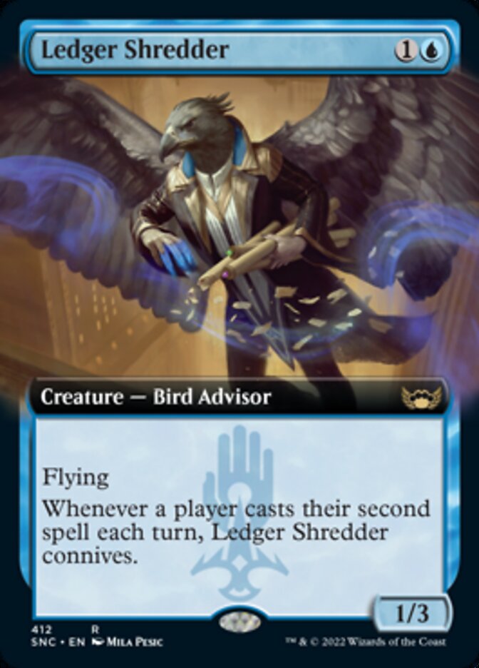 Ledger Shredder (Extended Art) [Streets of New Capenna] | Good Games Cannington