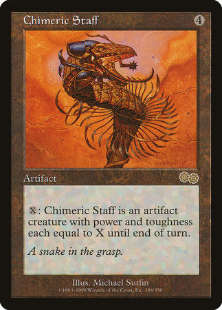 Chimeric Staff [Urza's Saga] | Good Games Cannington