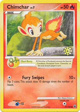 Chimchar (57/100) [Countdown Calendar Promos] | Good Games Cannington