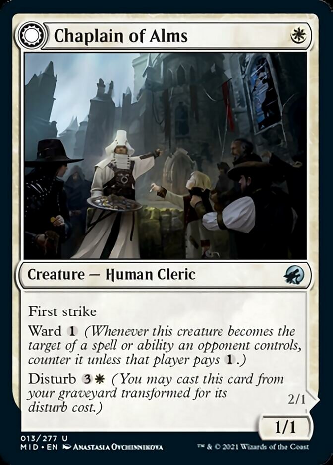Chaplain of Alms // Chapel Shieldgeist [Innistrad: Midnight Hunt] | Good Games Cannington
