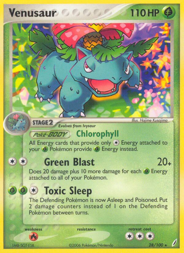 Venusaur (28/100) (Theme Deck Exclusive) [EX: Crystal Guardians] | Good Games Cannington