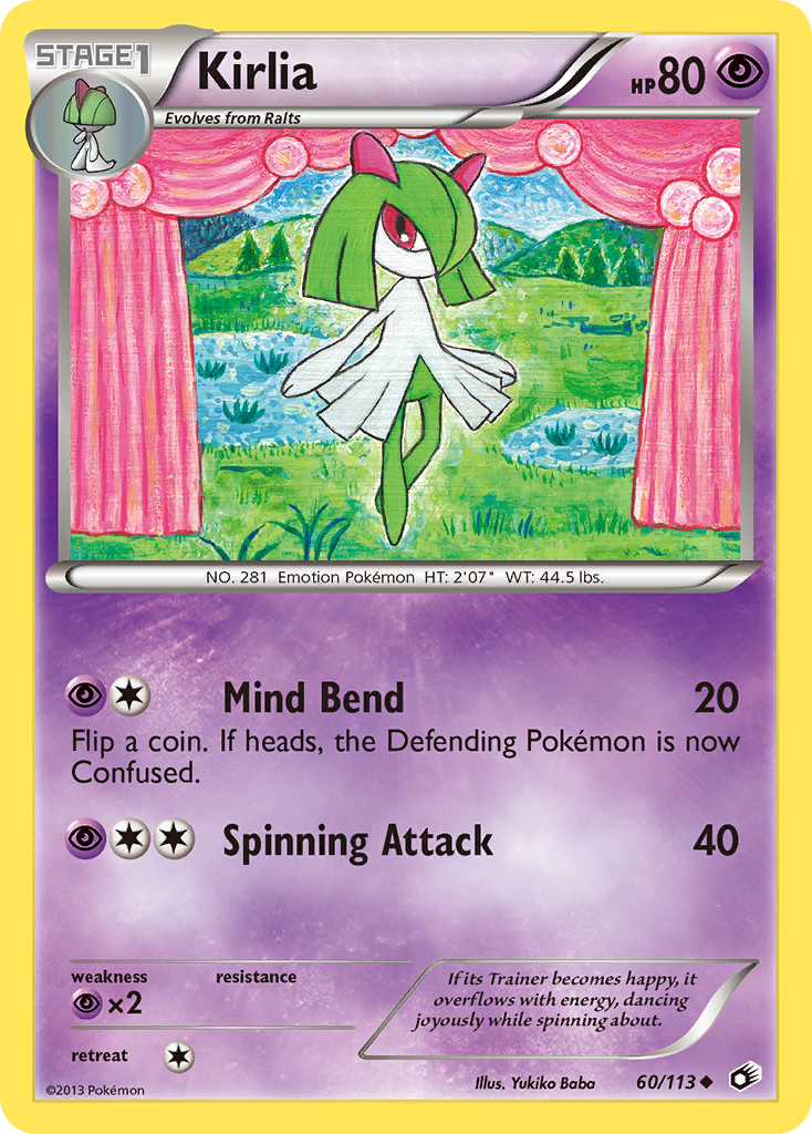 Kirlia (60/113) [Black & White: Legendary Treasures] | Good Games Cannington