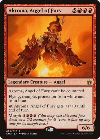 Akroma, Angel of Fury [Commander Anthology] | Good Games Cannington