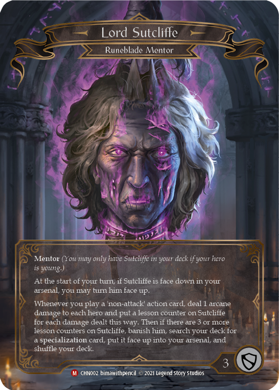 Lord Sutcliffe [CHN002] (Monarch Chane Blitz Deck) | Good Games Cannington