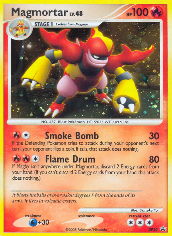 Magmortar (DP20) [Diamond & Pearl: Black Star Promos] | Good Games Cannington