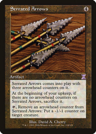 Serrated Arrows [Time Spiral Timeshifted] | Good Games Cannington