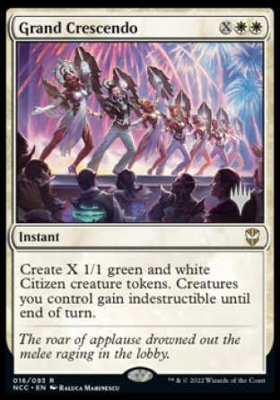 Grand Crescendo (Promo Pack) [Streets of New Capenna Commander Promos] | Good Games Cannington