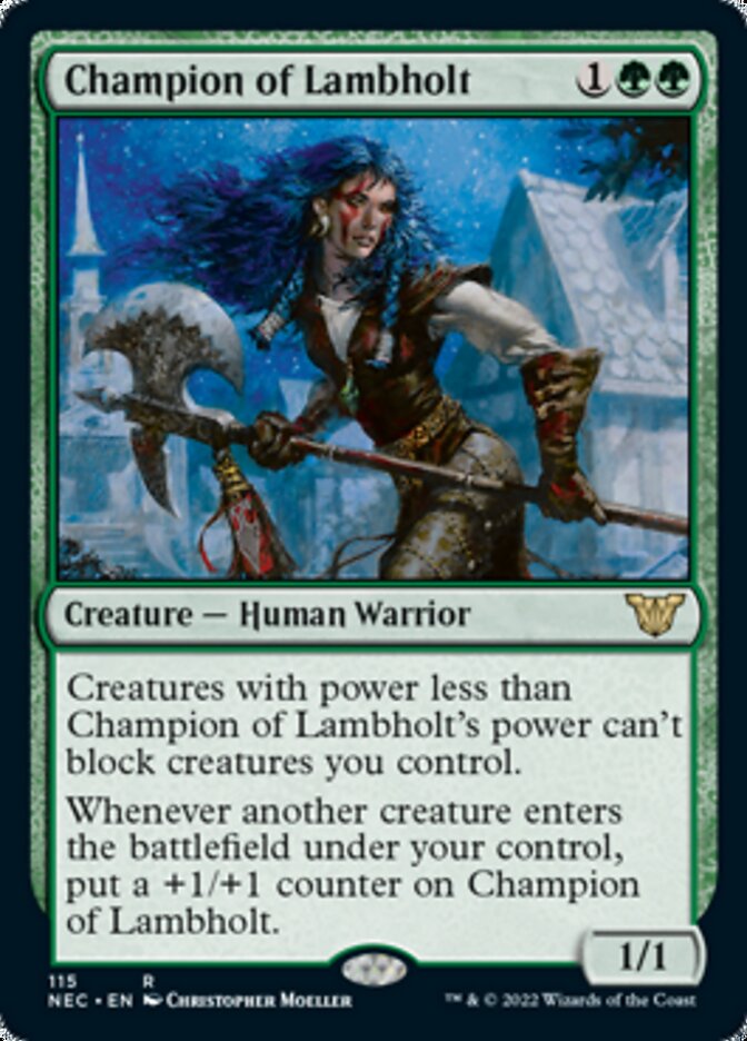 Champion of Lambholt [Kamigawa: Neon Dynasty Commander] | Good Games Cannington