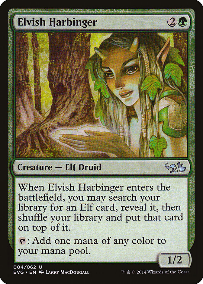 Elvish Harbinger (Elves vs. Goblins) [Duel Decks Anthology] | Good Games Cannington