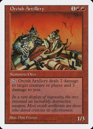 Orcish Artillery [Fifth Edition] | Good Games Cannington