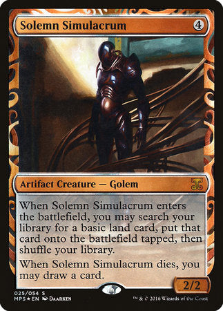 Solemn Simulacrum [Kaladesh Inventions] | Good Games Cannington