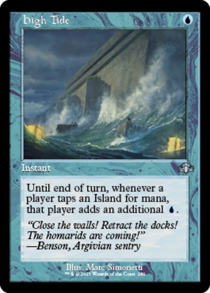 High Tide (Retro) [Dominaria Remastered] | Good Games Cannington