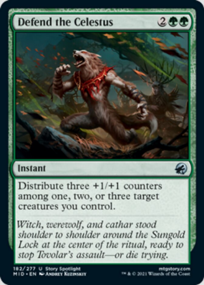 Defend the Celestus [Innistrad: Midnight Hunt] | Good Games Cannington