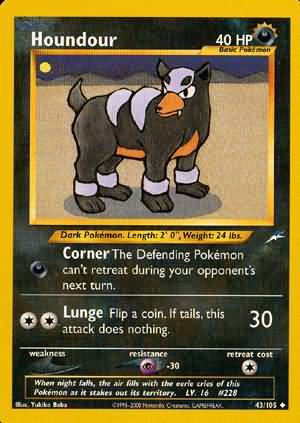 Houndour (43/105) [Neo Destiny Unlimited] | Good Games Cannington