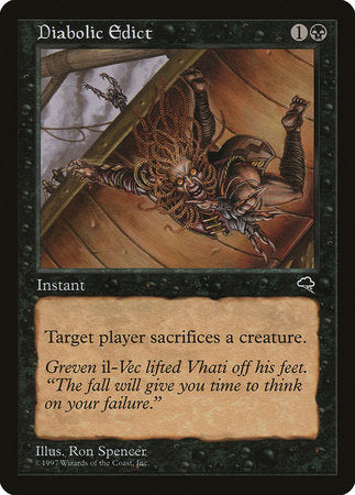 Diabolic Edict [Tempest] | Good Games Cannington