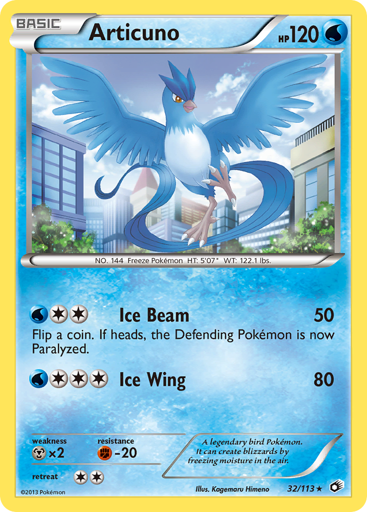 Articuno (32/113) [Black & White: Legendary Treasures] | Good Games Cannington