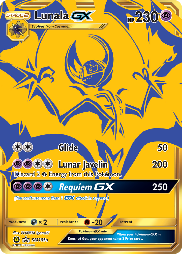 Lunala GX (SM103a) [Sun & Moon: Black Star Promos] | Good Games Cannington