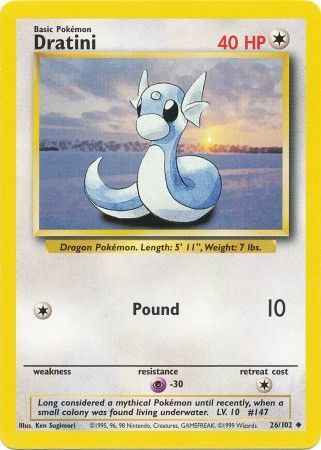 Dratini (26/102) [Base Set Unlimited] | Good Games Cannington