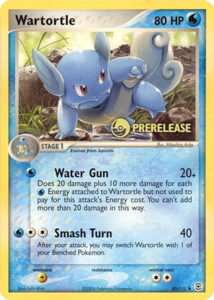 Wartortle (50/112) (Prerelease) [EX: FireRed & LeafGreen] | Good Games Cannington