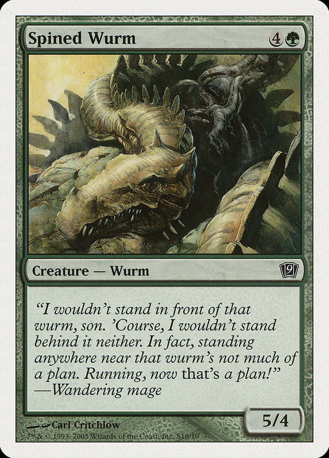 Spined Wurm [Ninth Edition] | Good Games Cannington
