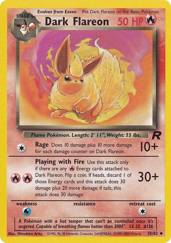 Dark Flareon (35/82) [Team Rocket Unlimited] | Good Games Cannington