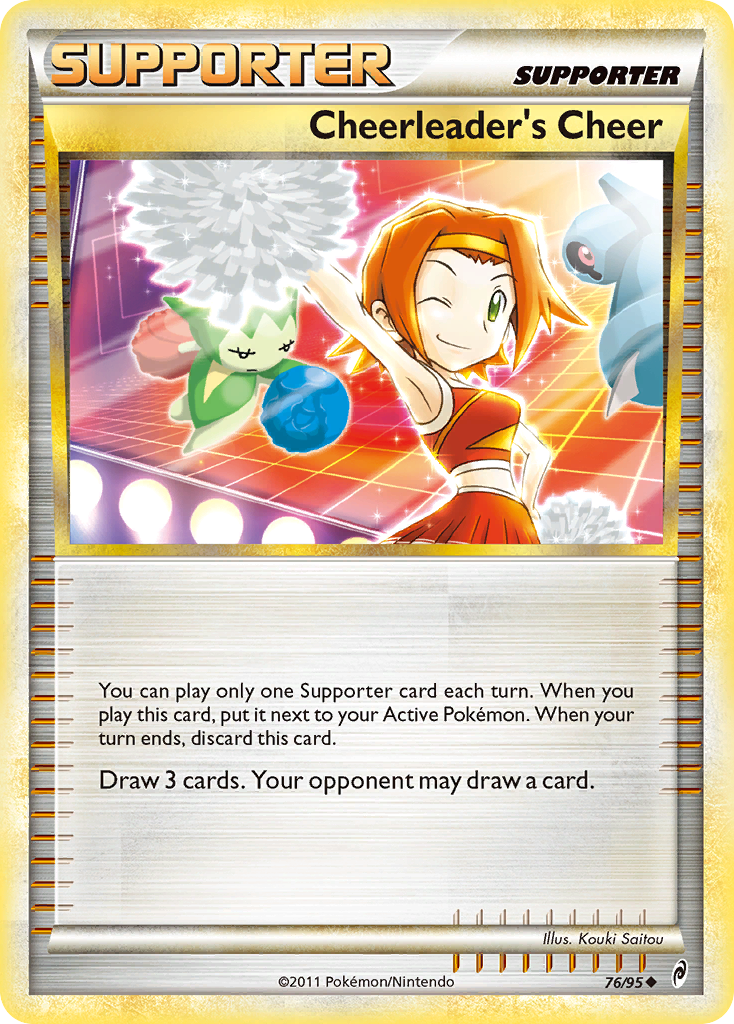 Cheerleader's Cheer (76/95) [HeartGold & SoulSilver: Call of Legends] | Good Games Cannington