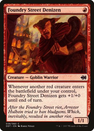 Foundry Street Denizen [Duel Decks: Merfolk vs. Goblins] | Good Games Cannington