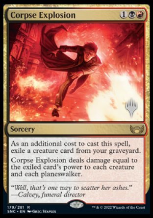 Corpse Explosion (Promo Pack) [Streets of New Capenna Promos] | Good Games Cannington
