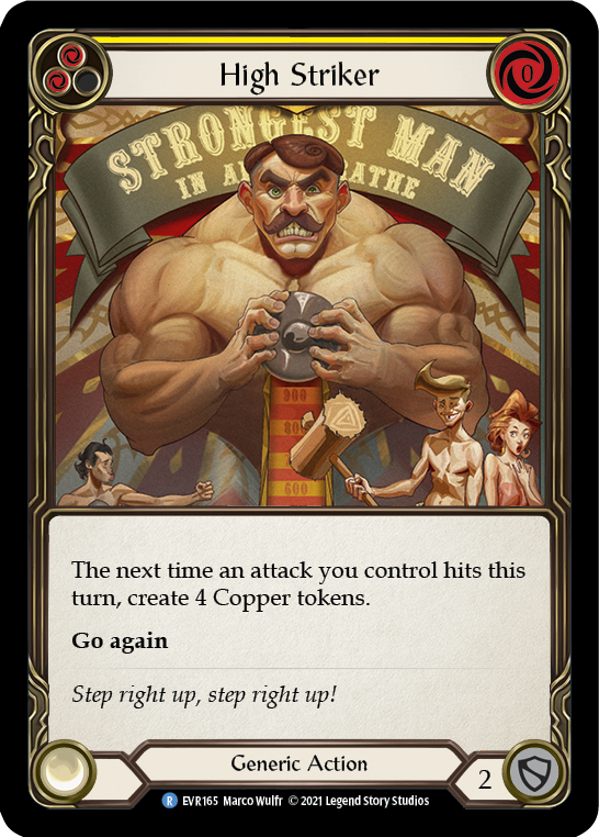 High Striker (Yellow) [EVR165] (Everfest)  1st Edition Normal | Good Games Cannington