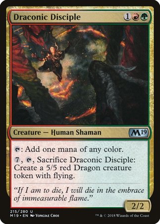 Draconic Disciple [Core Set 2019] | Good Games Cannington