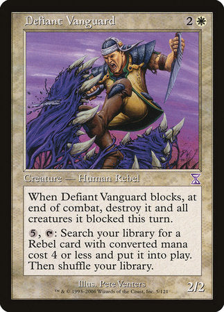 Defiant Vanguard [Time Spiral Timeshifted] | Good Games Cannington