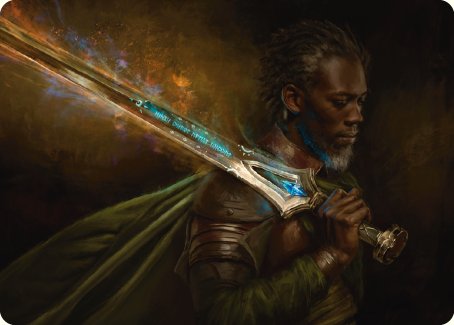Anduril, Flame of the West Art Card [The Lord of the Rings: Tales of Middle-earth Art Series] | Good Games Cannington